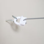 Household Essentials Single Line Retractable Clothesline for Hanging Laundry, 40 Feet, White