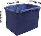 Laundry basket liner, Laundry cart liner bag,Removable Replacement Cart Bag, Commercial bags, High Capacity Oxford Cloth Cleaning(C)