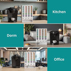K Cup Holder Creative Coffee Pods Storage Stand Vending-Style K Pod Dispenser K Cup Organizer for 28 Pods