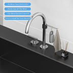 Stylish and Functional Dish Towel Holder - Keep Your Kitchen Rags and Dishcloths Neat and Within Reach with This Sink Dish Cloth Holder and Storage Rack! (2, Silvery)