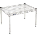 Nexel Commerical Wire Shelf Platform Dunnage Storage Rack, 24" x 30" x 14", Chrome