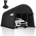 COBIZI Carports 10x20 Heavy Duty Car Canopy Garage with Removable Doors & Vents, Galvanized Frame Portable Carport Canopy Outdoor Storage Shelter with All-Season Tarp for Car Boat Truck Upgrade 2.1