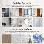 DIDUDIDU Wall Plate Hangers for Display - Invisible Adhesive Picture Hangers for Wall - Ideal for Hanging Decorative Plates | Photo Frames | Paintings - 2.3 Inch