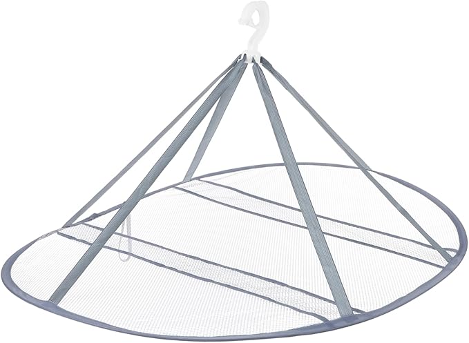PRETYZOOM Multi-Functional Breathable Mesh Drying Rack Flat Clothes Dryer for Sweaters and Laundry Portable Hanging Net for Indoor/Outdoor Use Adjustable and Foldable Design