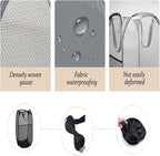 The upgraded pop-up laundry basket features a breathable side pocket mesh design, making it ideal for rooms, apartments, dormitories, travel, business trips, and children's storage(2, Gray)