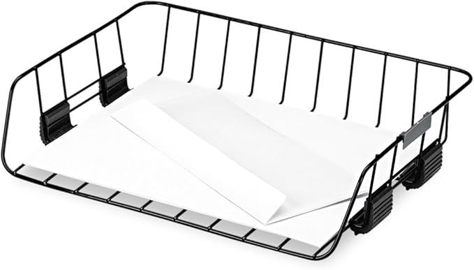 Fellowes 62112 Letter Tray,Side Loading,13-3/8-Inch x10-1/8-Inch x2-5/8-Inch, Black