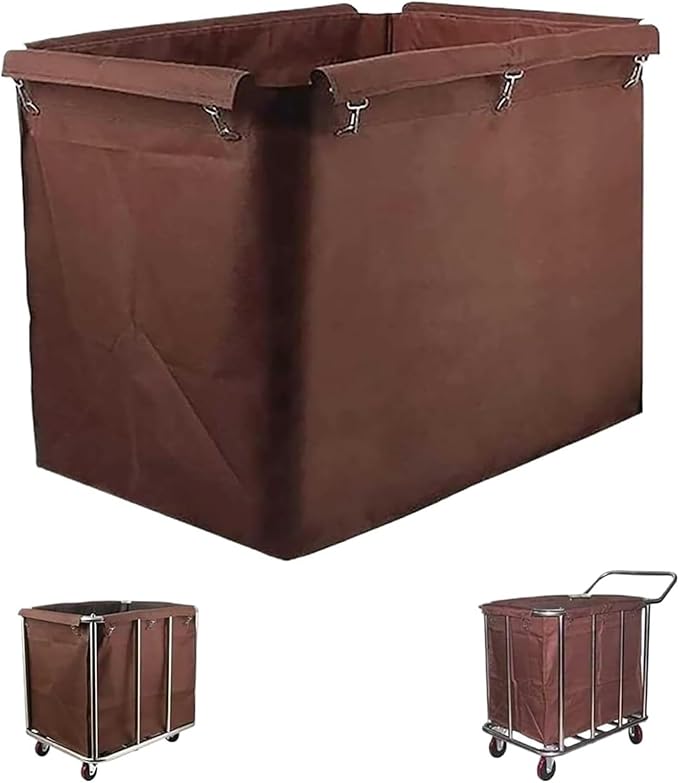Commercial Laundry Cart Replacement Liner Bag, Detachable Storage Bag, Thickened Oxford Cloth for Trolley Use