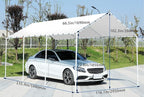 FDW 10'x20' Heavy Duty Galvanized Carport Waterproof Canopy Tent with Anchor Kit, Open-Sided Design for Cars and Outdoor Use
