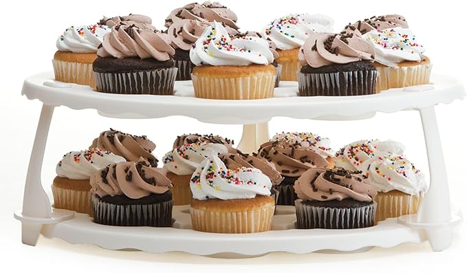 PrepWorks Collapsible Cupcake Carrier - 12-Cup Capacity, Foldable Design for Easy Storage and Transport of Cupcakes and Muffins, 9.88" x 15.75"