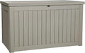 YITAHOME XXL 230 Gallon Large Outdoor Storage Deck Box for Patio Furniture, Outdoor Cushions, Garden Tools and Sports/ Pools Equipment, Weather Resistant Resin, Lockable (Taupe)