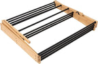 Household Essentials Bamboo Folding Clothes Drying Rack, Compact Upscale Laundry Rack with 13 Coated Dowels, Environmentally Friendly, Stable Frame