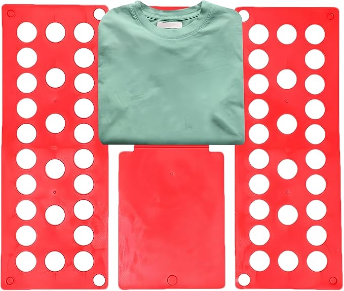 Shirt Folding Board, T Shirt Clothes Folder Board Laundry Sorter Helper Liner - Shirts Folding Boards Laundry Organizer Easy and Fast for Kid and Adult - Foldable Tool for Home Storage