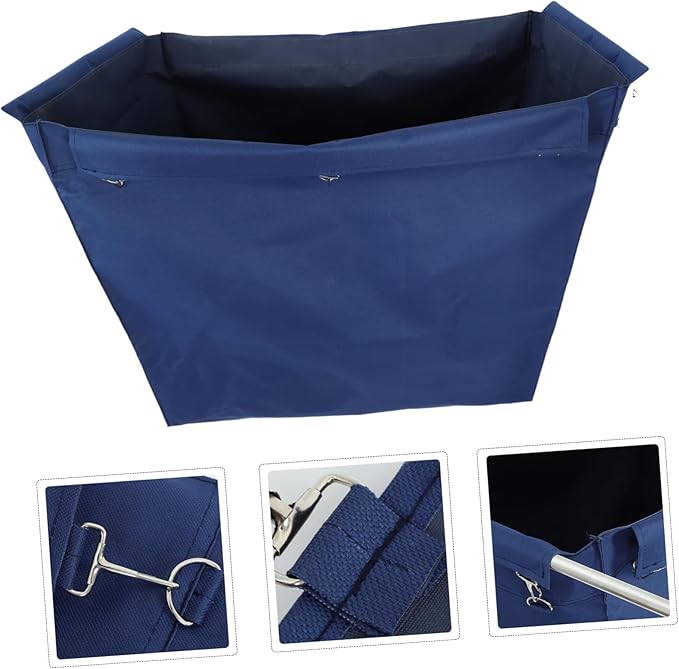 Cabilock Laundry Storage Organizer Bag Oxford Cloth Cart Replacement Bag Laundry Organizer Replacement