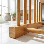 Bamboo Wooden Dish Racks for Kitchen Counter, Plate Organizer for Cabinet Stand Drainer Storage Holder Organizer for Dish, Pots, Lids, Bowls, Cups, and Cutting Boards and Books