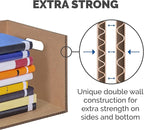 Bankers Box Small Classic Moving Box 10 Pack, Reinforced Handles, Tape-Free Assembly, Corrugate Box with Lid, 15-in x 12-in x 10-in (7714203)