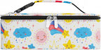 Small Lunch Box Insulated Lunch Bag for Women Men, Bento Kids Lunch Box, Compact Portable Thermal Meal Cooler Bags with Buckle Handle for Work & School, Rainbow 5L