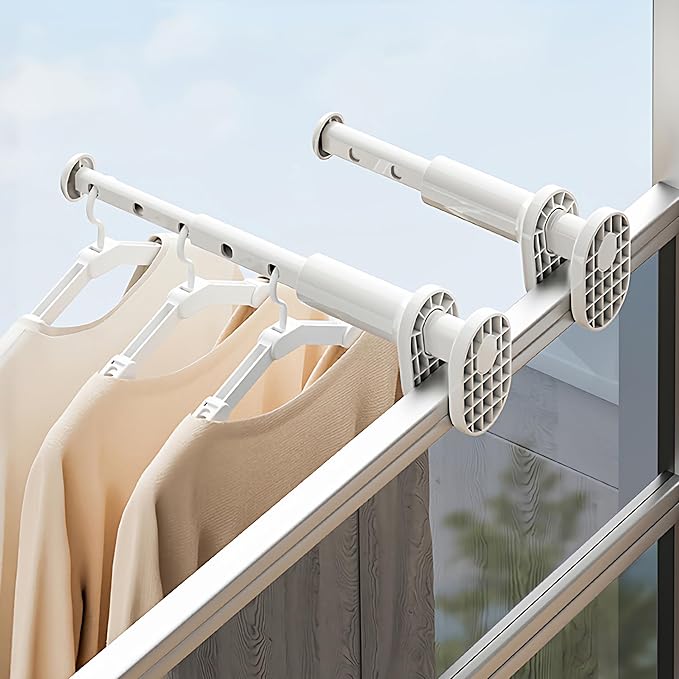 2 Pack Portable Mini Travel Drying Rack Clothing – Adjustable Space Saving Clothes Drying Rack with 6 Hangers, Foldable Laundry Drying Rack for Hotel, Balcony, Camping,Suitcase,Door
