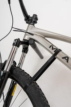 SELVA Rack - Wooden Wall Mount for Bicycle. in Different Sizes and 3 Colors: Natural, Black and White (Black, 15" 3/4)