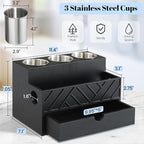Hair Tool Organizer, Hair Dryer Holder with Drawer, Bathroom Countertop Organizer for Bathroom Accessories, Blow Dryer Organizer for Hair Styling Tools, Vanity Organizer for Bathroom, Vanity, Kitchen