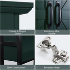 Over The Toilet Storage Cabinet, Over Toilet Bathroom Organizer with Barn Doors Above Toilet Storage Cabinet Spacesaver Behind Toilet Bathroom Organizer (Forest Green)