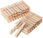 Mr. Pen- Wooden Clothes Pins, 2.9 Inch, 200 Pack, Bulk, Large Natural Wood Clips for Crafts, Classroom Projects, Hanging Photos, Chip Bags, Decoration, Rust Resistant Spring