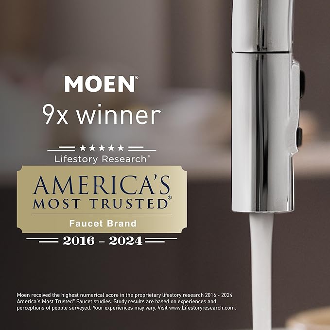 Moen DN8390CH Retreat Glass Vanity Shelf, Chrome