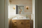 Kohler 55062-NA Embark Slim Medicine Cabinet Mirror, Adjustable Shelves with Mirrored Door, 20 in. W x 26 in. H