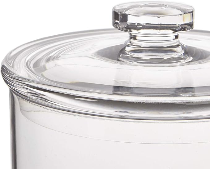 STORi Premium Quality Clear Plastic Apothecary Jars | Set of 3