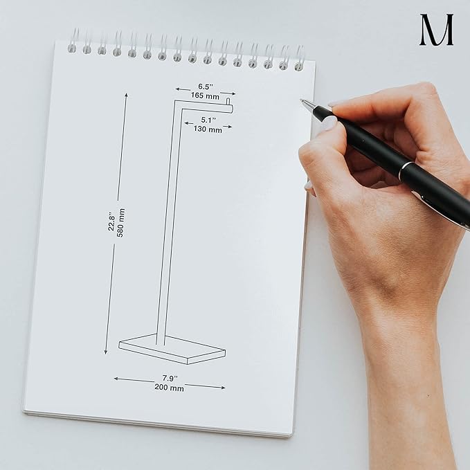 MARMOLUX ACC Free Standing Gold Toilet Paper Holder Stand with Black Marble Base and Storage | 4 Jumbo Roll Bathroom Hardware Toilet Tissue Organizer | Stainless Steel Bathroom Decor Accessory