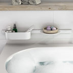 hansgrohe WallStoris Modern Shelf in Matte White, 27915700