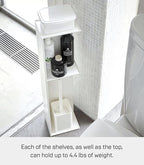 YAMAZAKI Home Tower Slim Bathroom Storage, Toilet Paper Stocker - Steel -