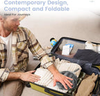 HOUSE AGAIN Mesh Popup Laundry Hamper, [Reinforced] Collapsible Laundry Basket, Foldable Pop Up Hamper with Durable Handles, Easy to Open and Fold for Dorm, Laundry Room, Bedroom, RV, (Grey）