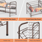 NANANARDOSO Can Organizer for Pantry, 3 Tier Can Dispenser Rack Holds up to 72 Cans, Can Storage Organizer Holder for Canned Food Storage Kitchen Cabinets or Pantry Shelf Countertop, Brown