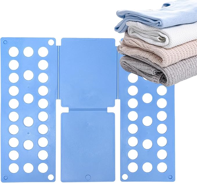 2 Pack Shirt Folding Board Adult ABS T Shirt Folder Clothes Folding Board Laundry Folder Boards Fast Foldable Laundry Organizer Liner Sorter Fold Helper For Adults Children Travel Home Dorm
