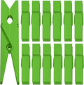 50pcs Craft Wood Clothespins Colored Wooden Photo Clothespins Paper Peg Pins Craft Spring Clips for Home Arts Crafts Decor, 2.75 inches (Green Apple)