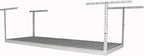 SafeRacks – 3x8 Overhead Garage Storage Rack - Height Adjustable Steel Overhead Storage Rack - 500 Pound Weight Capacity (White, 12"-21")