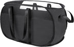 Pop Up Laundry Hamper，with Durable Handles collapsible laundry basket，Easy to Open and Fold for college Dorm,kids room，travel (Black)…