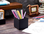 Bostitch Office Konnect Desk Organizer Accessory Tray & Storage Cup Bundle, Stacks for Desktop Storage,Makeup Organization, Black