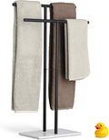 Towel Stand – Freestanding Towel Rack for Bedroom & Bathroom, Heavy-Duty Towel Drying Rack with Sturdy Base, Stylish Modern Free Standing for Spa & Home 1.6'x2.7'x0.7'