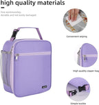 Lunch box Lunch bag for men women Insulated Lunchbox Lunch bags for Work Picnic Travel (Purple)