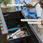 Veradek Everything Deck Box 120 Gallon | Lockable Storage Box and Organization for Patio Furniture, Outdoor Cushions, Throw Pillows, and Garden Tools