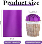 Woanger 12 Pack 28 x 45 Inch Extra Large Laundry Bags Bulk Washable Travel Laundry Bag with Drawstring Closure Large Dirty Clothes Organizer for College Dorm Home Hotel Camping(Purple)