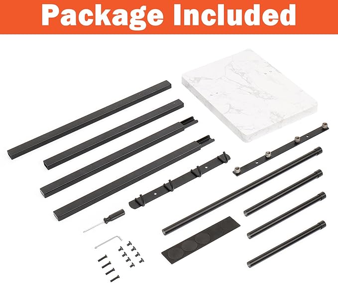 HarJue Towel Rack for Bathroom, 36” H Towel Holder Stand, Bath Towels Sheet Holder with Marble Base, Standing Rack for Home Pool Outdoor Floor, Store Family Member Towels (Black, 36” H-Hooks)
