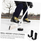 BESPORTBLE 4sets Multi-functional Storage Rack for Ski Poles Hockey Sticks Fishing Rods Wall Mounted Stands for Trekking Gear and Golf and Easy to Install