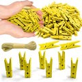 Clothes pins Yellow