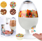 12"Large Automatic Candy Dispenser Machine,Vintage Motion Activated Candy Dispenser Touch Free,3 Distribution Options Desktop Auto Candy Dispenser for Office Desk,Home,Party