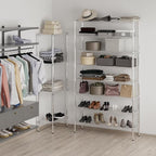 14" Deep x 48" Wide x 86" Height Wire Shelving Kit | 8-Tier | NSF Commercial Storage Rack Unit