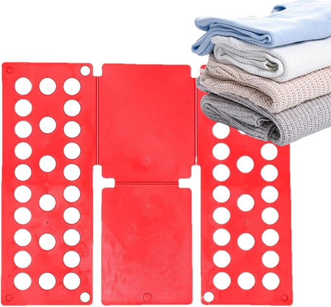 2 Pack Shirt Folding Board Adult ABS T Shirt Folder Clothes Folding Board Laundry Folder Boards Fast Foldable Laundry Organizer Liner Sorter Fold Helper For Adults Children Travel Home Dorm