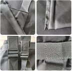Laundry Bag Backpack, 27” x 34”Sturdy Laundry Bag with Shoulder Straps Drawstring Closure Heavy Duty Foldable Laundry Backpack for College, Travel, Laundromat, Apartment (black)