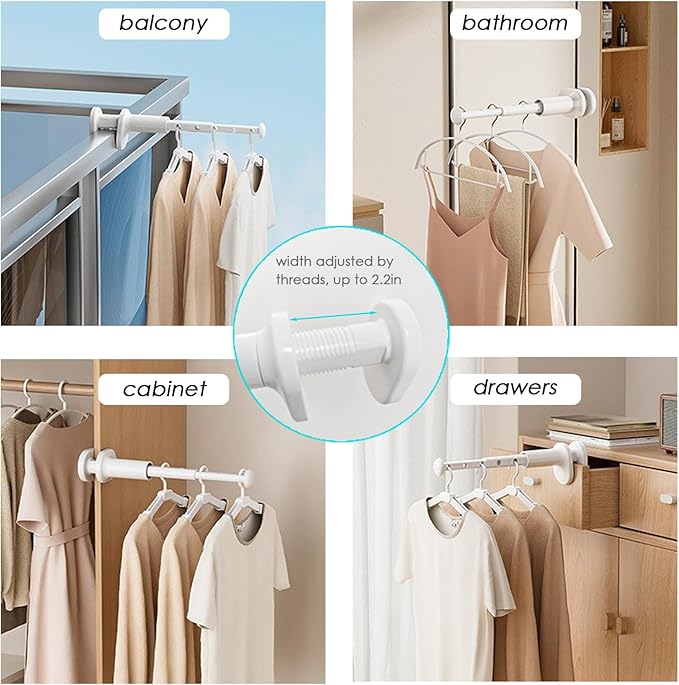 Travel Drying Rack for Clothes - Portable Hanging Rack with 5 Travel Folding Hangers with 10 Clips - Over The Door Drying Rack - Mini Size for Cruise, RV, Dorm, Apartment, Hotel Laundry